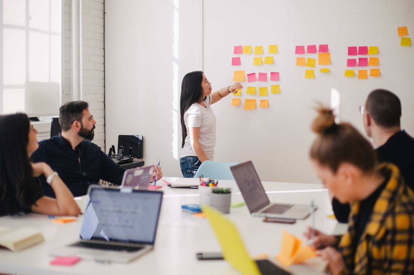 Business consulting process and strategic team collaboration